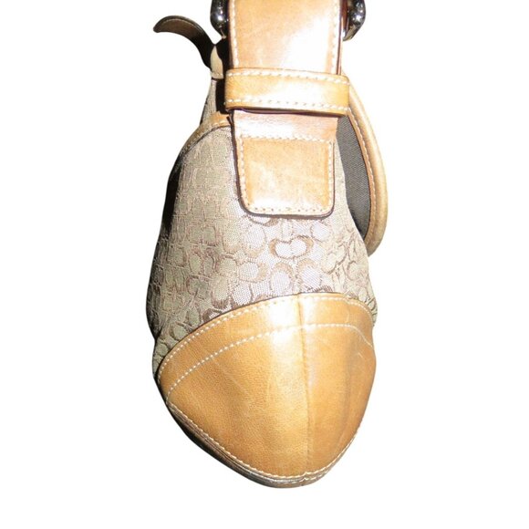 SOLD Coach 2004 Vintage Soho Signature C Jacquard Canvas & Leather Buckle Bag - Picture 4 of 15